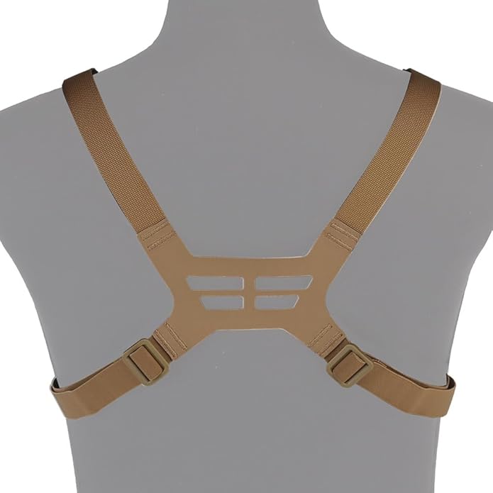 FoldPanel Tactical Chest Vest Pouch Set, Chest Rig Phone Mount as 4.7-6.7" Phone Plate Carrier Accessory with Pouch Cover
