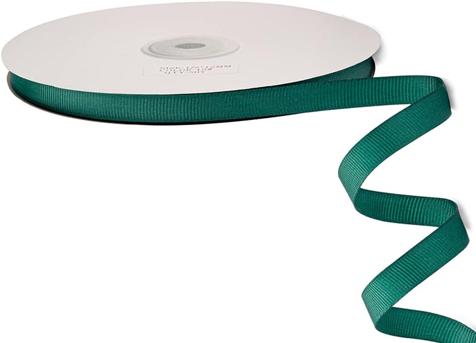 LIUYAXI 1/2" X 50 Yards Solid Teal Grosgrain Ribbon, Perfect for Crafts, Wedding Decor, DIY Hair Accessories, Sewing, Gift Package Wrapping and More