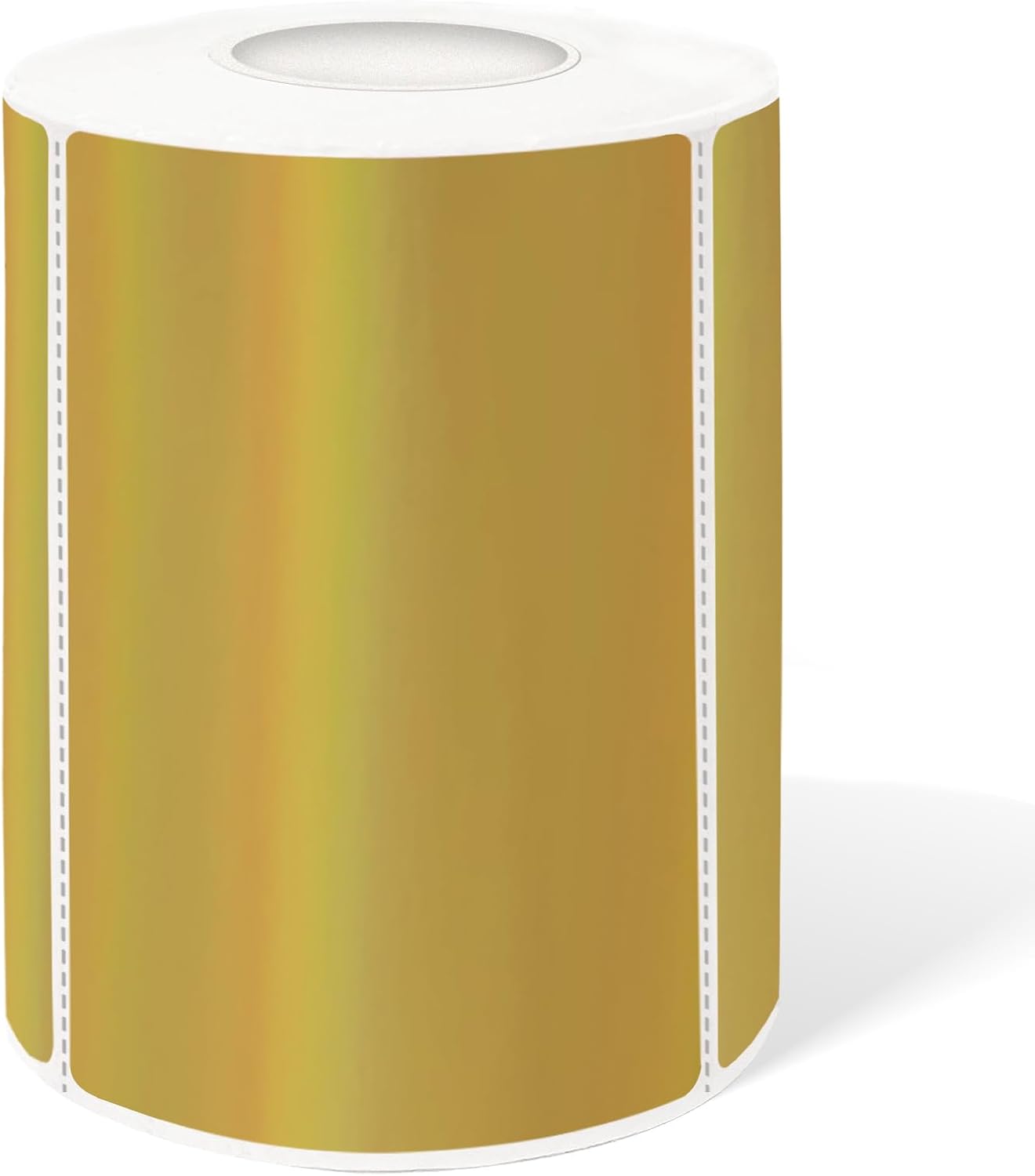 2" x 3" Holographic Thermal Label Stickers Brown,Printable Rainbow Glitter Thermal Printer Sticker Labels for Gift Wrapping, Self-Adhesive Name Price Tag DIY Custom Logo Design (280 pcs)