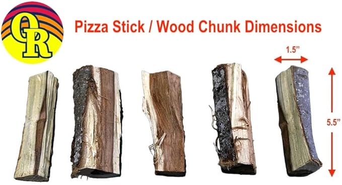 Hawaiian Kiawe Wood Pizza Sticks – from Ohikilolo Ranch - Great for Grills, Smokers, Pizza ovens, stoves, firepits and fireplaces – Solar Kiln Dried and USDA Inspected