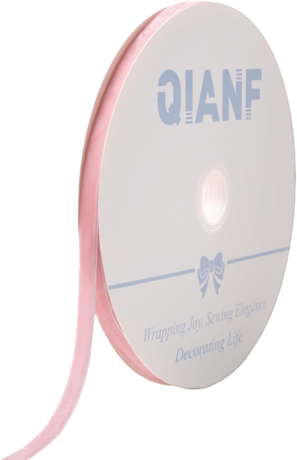 Vintage Pink Velvet Ribbon, 3/8 Inch X 25Yd