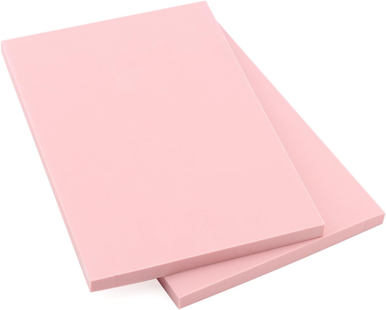 LEXININ 24Pcs Rubber Stamps, 6 x 4 x 0.3 Inches Pink Soft Rubber Linoleum Blocks Printing, Linocut Rubber Carving Block