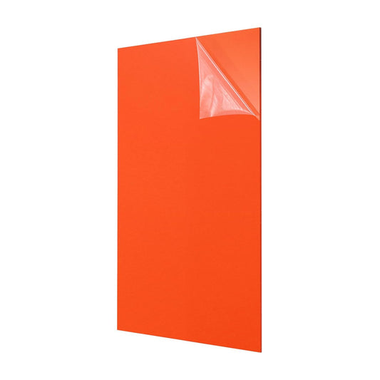 uxcell Acrylic Sheets 12x8 Inch Acrylic Panel 1/8 Inch-3mm Plastic Board for Picture Frames Sign Holders DIY Display Projects Craft, Orange