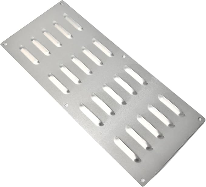 Stainless Steel Venting Panel for Outdoor Kitchens Grill Accessory, 15 Inch by 6-1/2 Inch