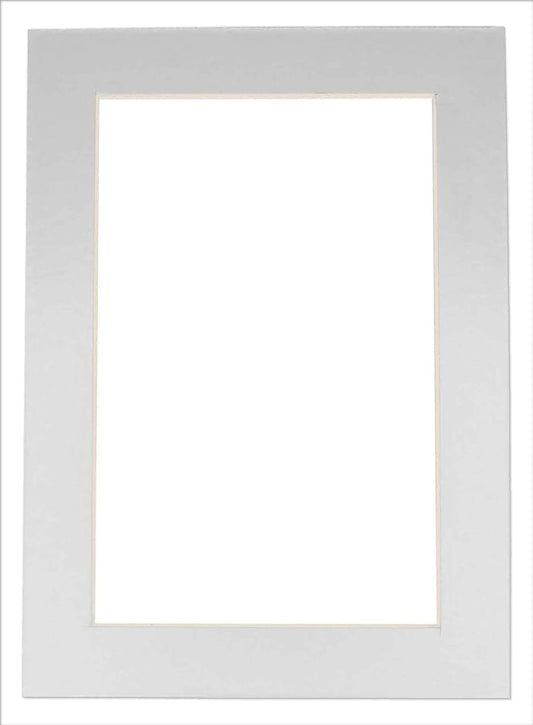 11x14 Mat for 8.5x11 Photo - Precut Metallic Silver Picture Matboard for Frames Measuring 11 x 14 Inches - Bevel Cut Matte to Display Art Measuring 8.5 x 11 Inches - Acid Free ONE MAT