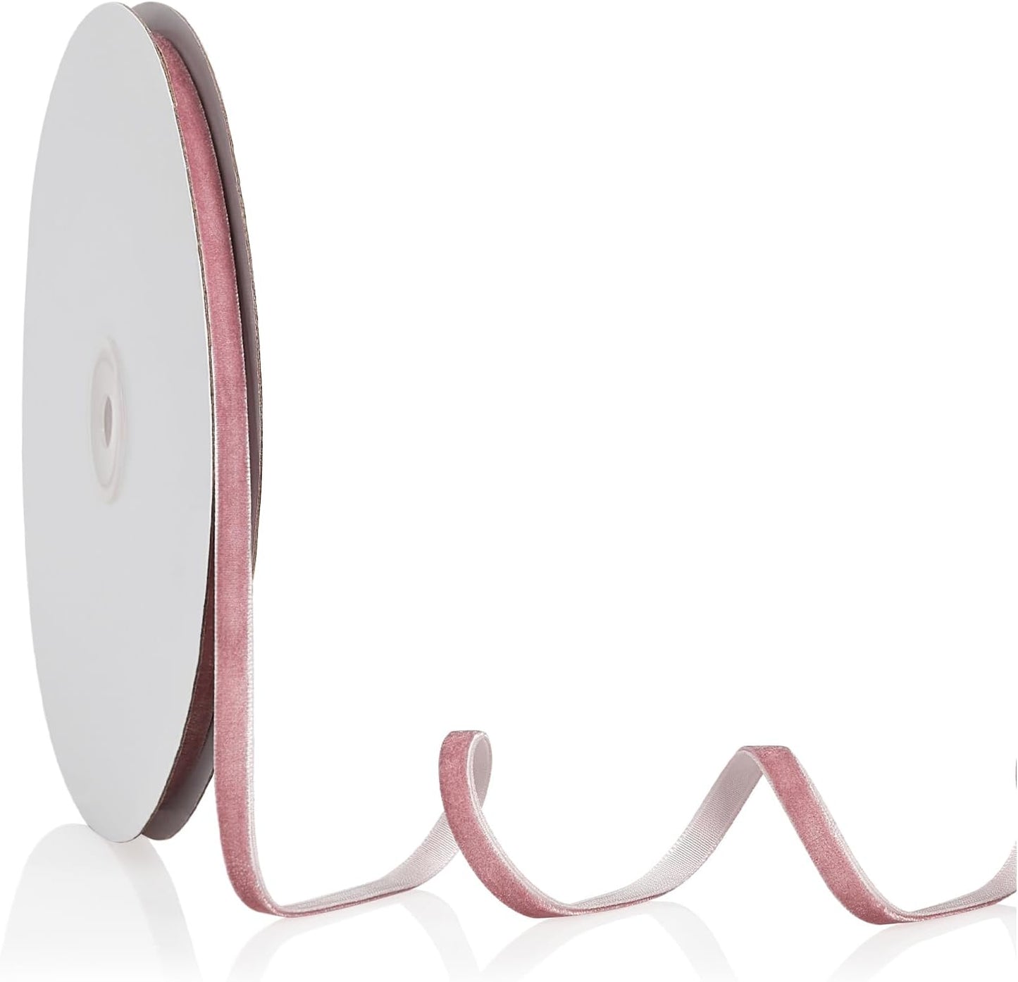 1/4" X 20 Yards Lavender Velvet Ribbon for Christmas Tree Wreath Decoration Handmade Crafts Ornaments Gift Wrapping & Bow Making