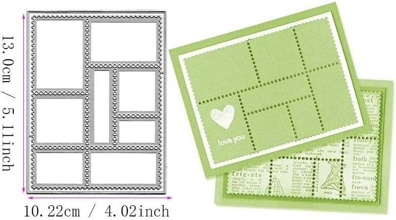 Lapoo Flowers Metal Cutting Die for Scrapbooking - Durable, Cut Stencils for DIY Scrapbook Photo Album Decorative Paper Card, Card Making Supplies, Embossing (Multi-Column Box 5.1 x 4 in)