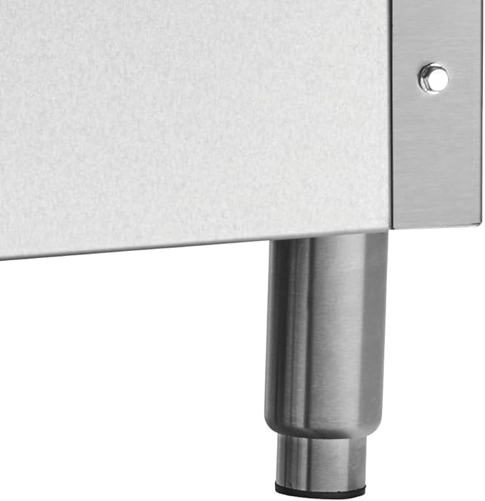 Kratos 48" Wide Commercial Countertop Griddle, Gas Hot Plate for Restaurants, Manual Controls, 4 Independent Burners, Powerful 120,000 BTU Output (29Y-006)