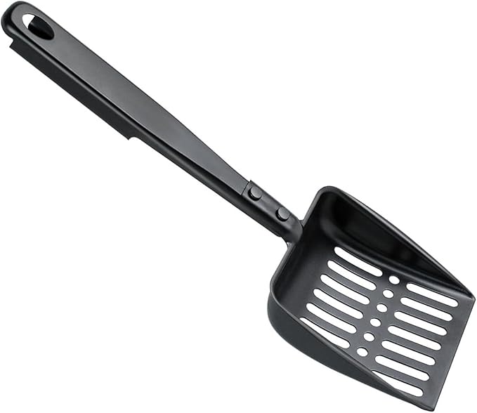 Hollow Out Fireplace Ash Sifter, Metal Black Coal Shovel Heat Resistant Fireplace Scoop Charcoal Shovels Fireplaces Tools
