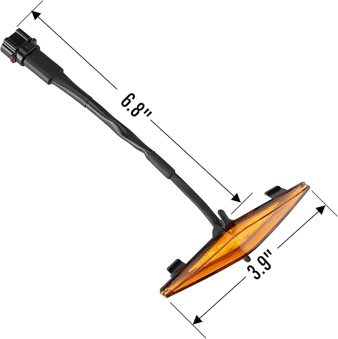 Seven Sparta 4 PCS Grill Led Lights Compatible with Toyota 4Runner 2014-2024 TRD Pro Grille and 2014-2019 SR5, Premium, Limited, TRD Off-Road, Fuse and Instruction Included (Amber)
