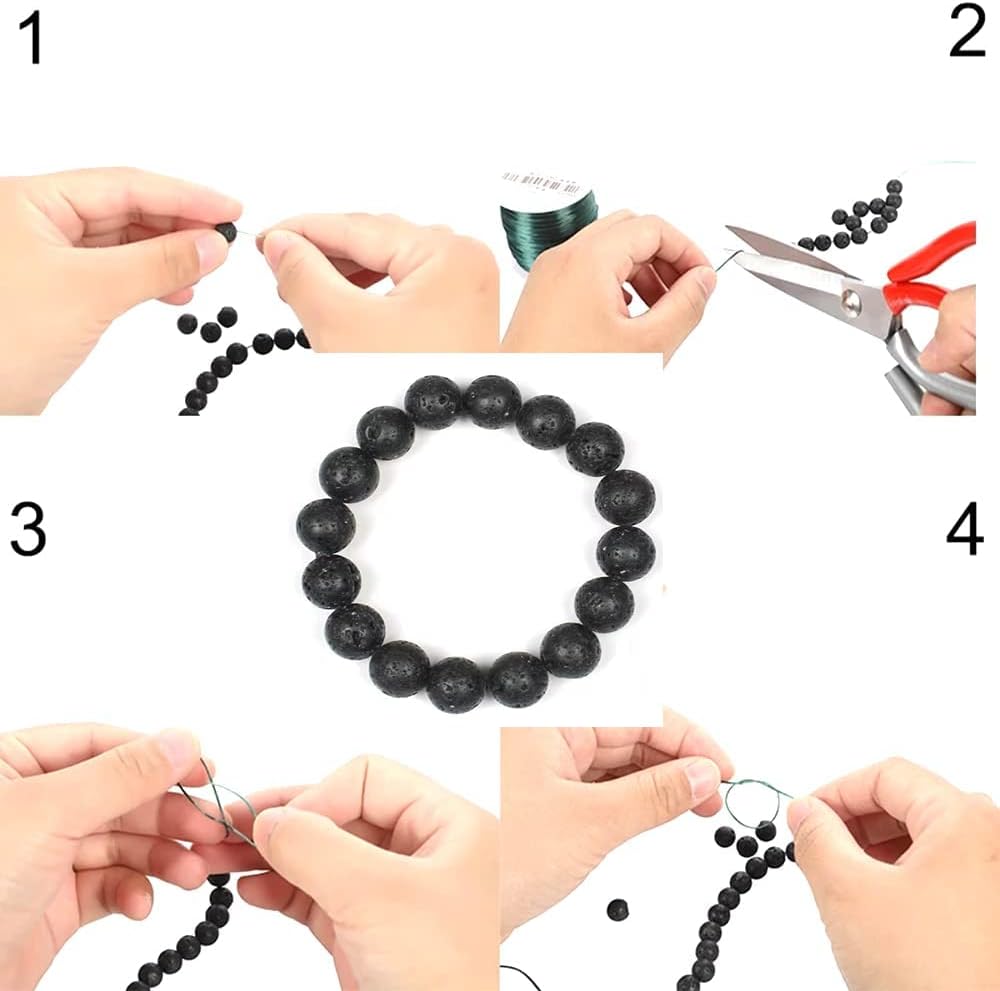 90PCS 4MM Red Chalcedony Beads Round Loose Stone Beads for Jewelry Making DIY Energy Stone Healing Power Bracelet 15"