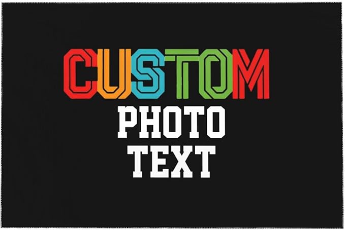 Custom Rectangle Table Cloth, Add Your Own Photo Logo Text, Personalized Tablecloth, Customizable Oil Proof Wipeable Table Cover for Wedding, Party, Restaurant, Outdoor, Picnic, 35x55in