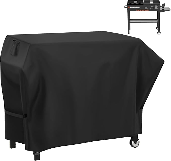 Grill Cover for Blackstone Duo 17" Griddle and Grill Combo 1819, Heavy Duty Waterproof Blackstone 5091 Cover, Outdoor BBQ Grilling Cover