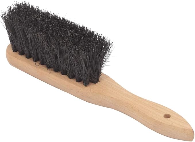 Coal Shovel and Hearth Brush Set Made of Natural Wood and Coco Bristles, Hearth Tidy Set, Fireplace Shovel and Brush, Fireplace Tool Set, Metal Brush Pan Set, Fireplace Tools, Firepit Tools
