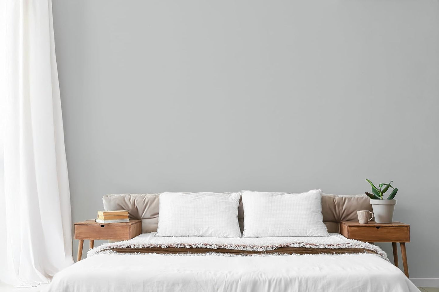 EVOLVE Paint & Primer: Environment-friendly, Low Sheen with One-coat Coverage for Interior & Exterior surfaces Silver Gray, 5-Gallon