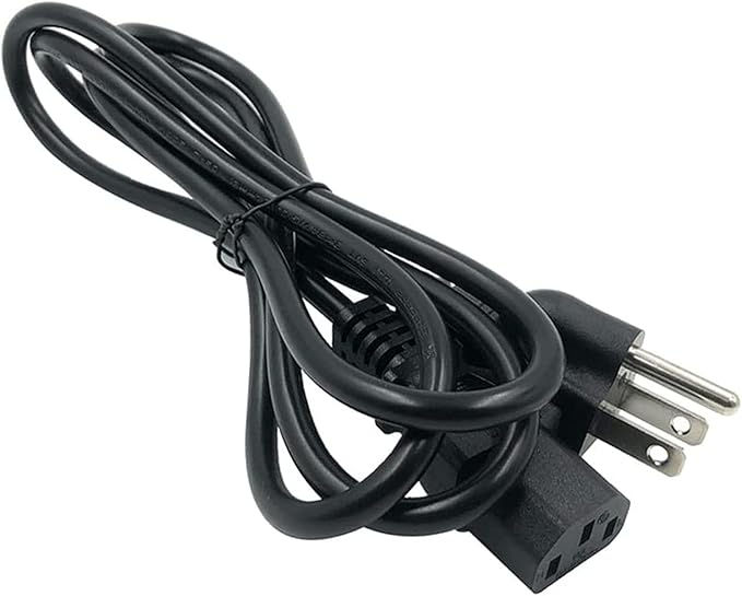 Pellet Smoker Grill Power Cord Kit Replacement Part Compatible with Traeger Ironwood 650 & 885, Pro Series 575 & 780, Timberline 1300 & 850, 6 Feet，Black