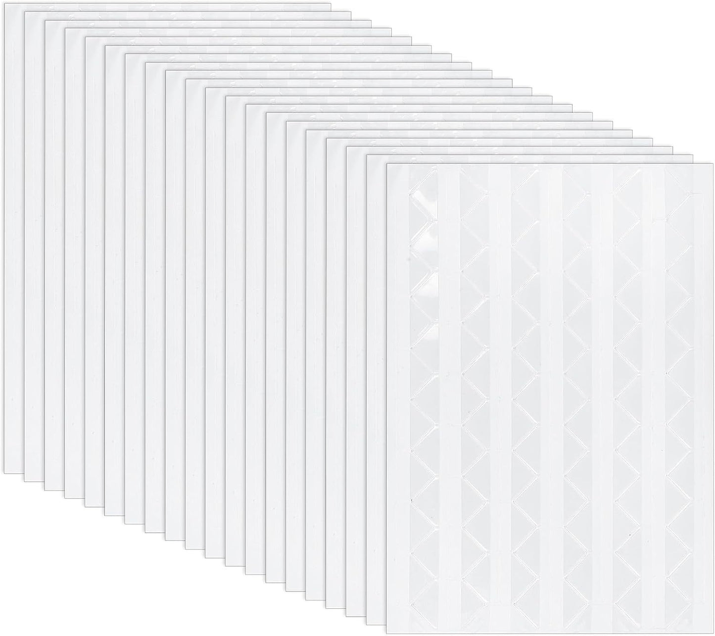 Mabor 2040Pcs Photo Corners for Scrapbooking, Self Adhesive Scrapbook Photo Corner Stickers, Clear Picture Mounting Corners Stickers for DIY Album Journal Memory Books
