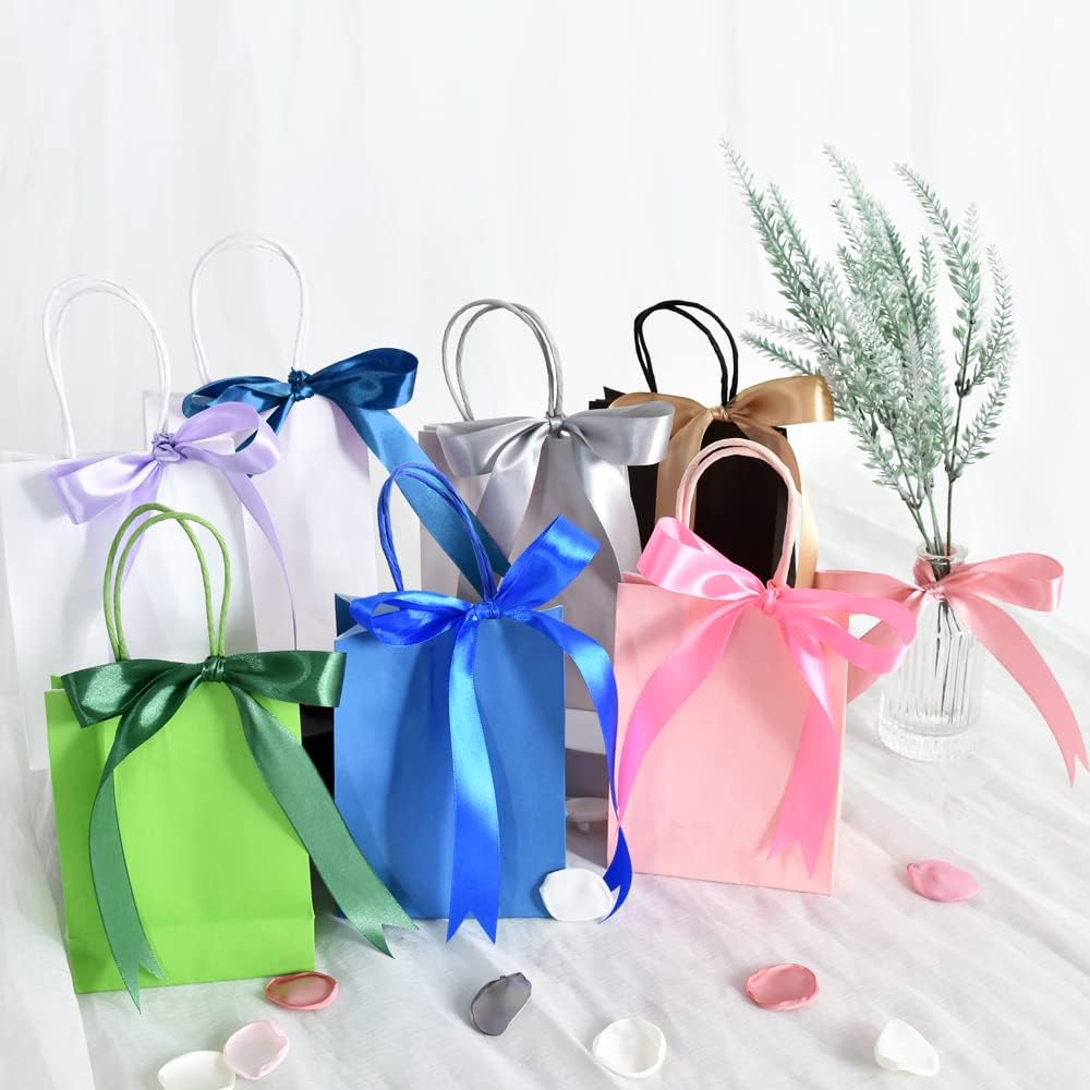 TONIFUL 1 Inch x 100yds Navy Deep Blue Satin Ribbon, Thin Solid Color Satin Ribbon for Gift Wrapping, Crafts, Hair Bows Making, Wedding Party Decoration, Invitation Cards, Floral Bouquets