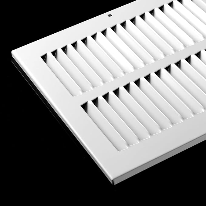 24x10 Return Air Grille(Duct Opening Size),Air Return Vent Cover,Flat Vent Cover,Rejillas De Aire Acondicionado Para Casa,Return Air Grilles,Outer Dimensions:25.75"Wx11.75"H(24"W x 10"H, Duct Opening)