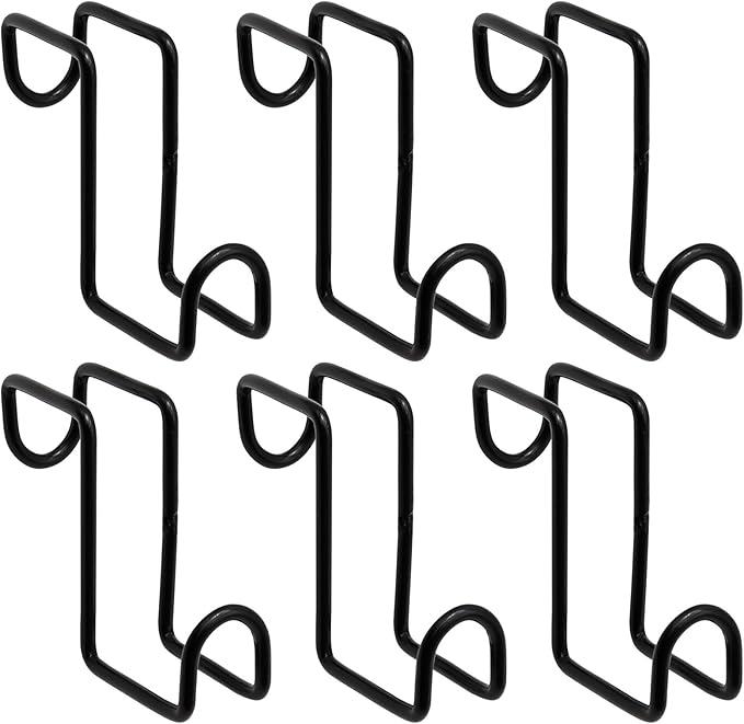 4 Inch Tack Hook, Over Rail Bridle Hooks Heavy Duty Horse Water Bucke, Horse Stall Hooks for Fence Stables Cloakroom Garage (6PCS)