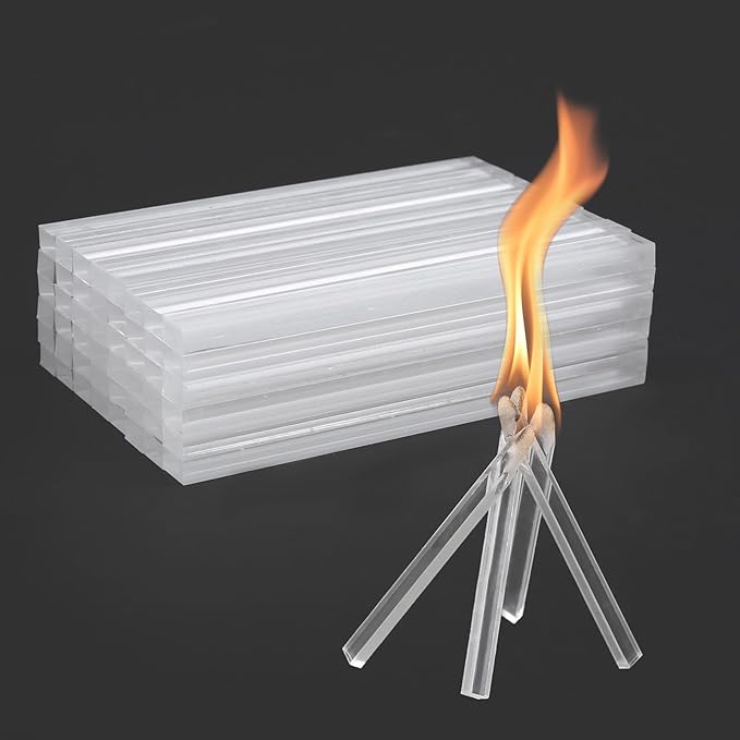 Fire Starter 50 pcs- Fire Starter - Natural Fire Starters for Fireplace, Pellet Stove & Wood, Fire Pit, Smoker, BBQ, Chimney, Pizza Oven - Fire Starters for Grill, Charcoal Starter
