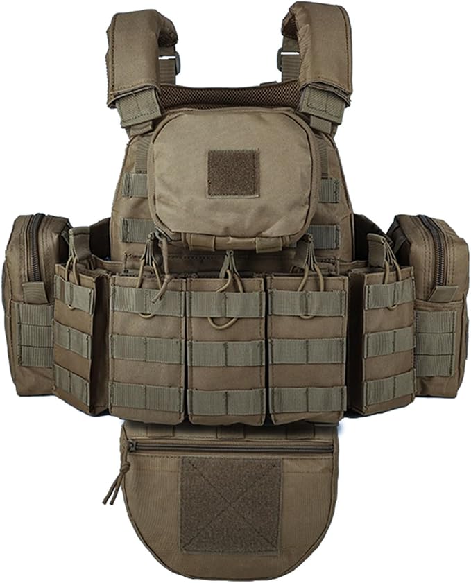 YAKEDA Outdoor Removable CS Training Vest, Molle Breathable Training Quick Adjustable Game Vest
