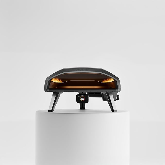 Ooni Koda 2 Pro Gas Pizza Oven – 18" Propane Powered Outdoor Oven with 28 mBar Regulator and Gas Hose, Propane Portable Pizza Oven - Blue