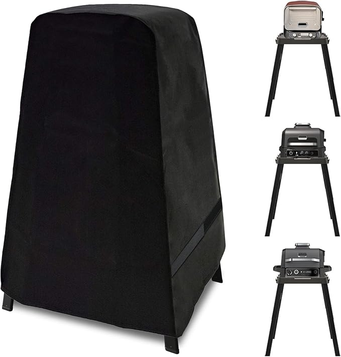ZJYWSCH Cover for Ninja Woodfire 8-in-1 Outdoor Pizza Oven on Stand Waterproof Ninja Woodfire OO101 Outdoor Pizza Oven Stand Cover OO100 Series 600D Heavy Duty