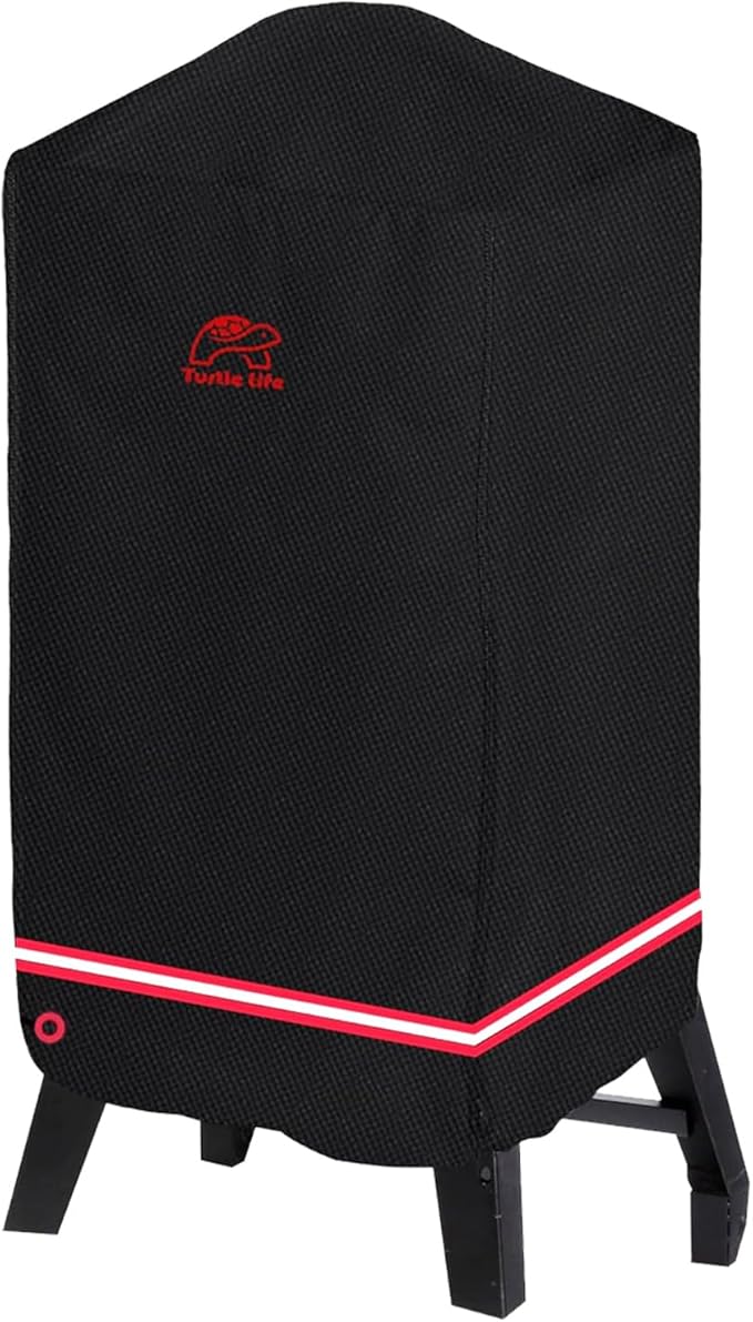 Turtle Life Smoker Cover for Pit Boss Copperhead 5-7 Series Vertical Pellet, Waterproof Heavy Duty Outdoor Smoker Grill Cover 29”W x 29”D x 52”H inch, Black