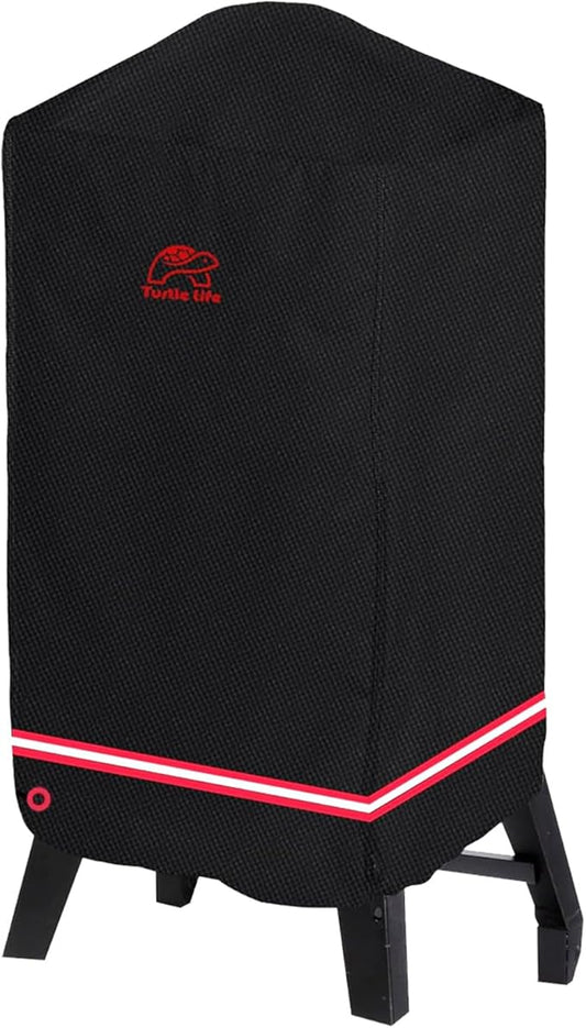 Turtle Life Smoker Cover for Pit Boss Copperhead 5-7 Series Vertical Pellet, Waterproof Heavy Duty Outdoor Smoker Grill Cover 29”W x 29”D x 52”H inch, Black