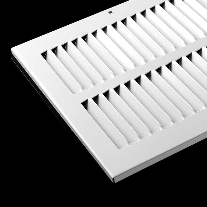 Return Air Grill 24x6(Duct Opening Size),Air Return Vent Cover,Flat Vent Cover,Rejillas De Aire Acondicionado para Casa,Return Air Grilles,Outer Dimensions:25.75"W X 7.75"H(24"W x 6"H, Duct Opening)