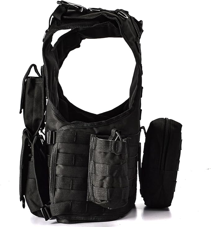YAKEDA Adjustable Tactical Airsoft Training Vest | Camping, Fishing, Hunting,Gift for Halloween and New Year