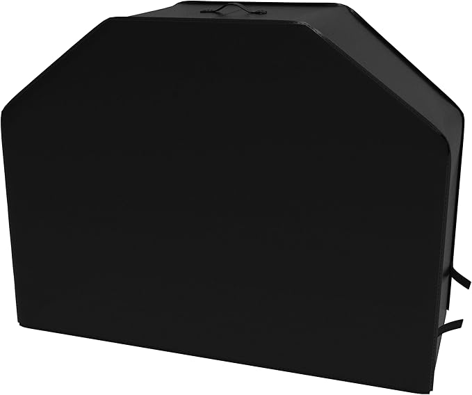 52" Heavy Duty Waterproof Gas Grill Cover fits Weber Char-Broil Coleman Gas Grill (52"x22"x40") Black, American Flag.