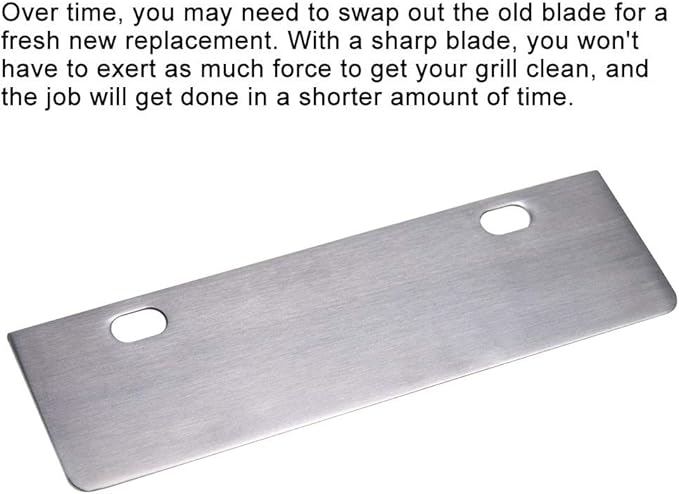 Grill Scrapers Blade Replacement Heavy Duty Rust Grill Blades Outdoor BBQ Tools & Accessories Blades Pack of 6.