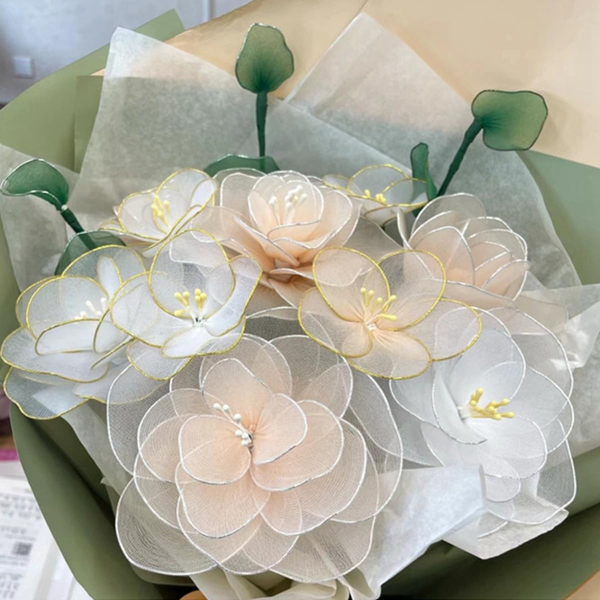 76Yards 26Gauge Black Metal Floral Wire Flexible Paddle Florist Garden Wire for Flower Arrangement,Crafts,Christmas Wreaths Tree,Garland.