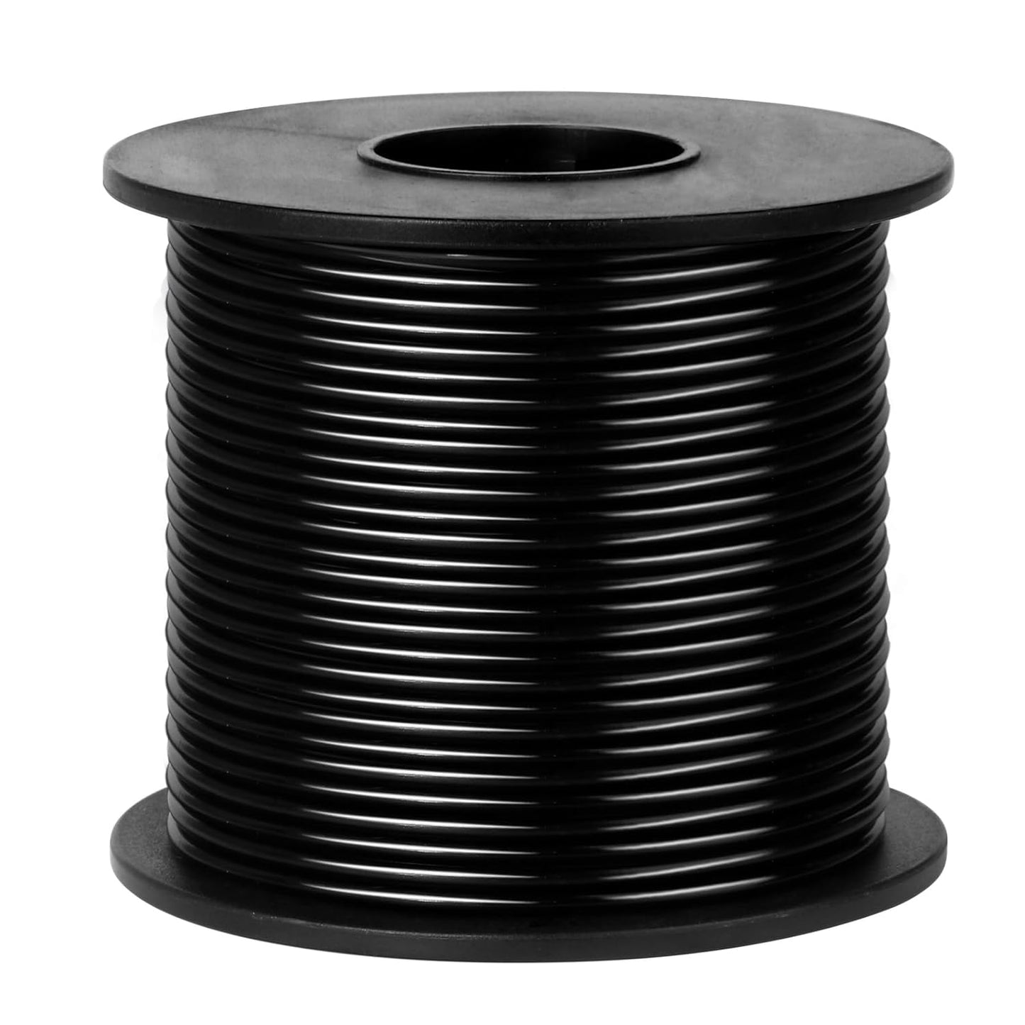 Aluminum Craft Wire, 95 Feet 2.0mm/ 14 Gauge Black Bendable Soft Metal Aluminum Wire Roll Bulk for DIY Crafts Sculpting Jewelry Making