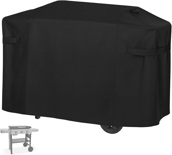 Grill Cover for Weber 28 Inch Griddle Grill Replacement 7771 Cover, Waterproof Full-Length Griddle Cover for Weber Premium 28” Griddle Grills 3 Burner 1501005 Grill Models, 55 Inch Outdoor BBQ Cover