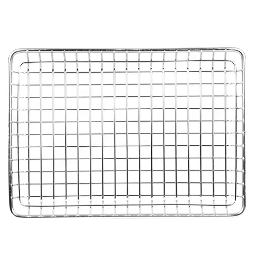 G.E.T. 4-835809 Metal Rectangular Wire Serving Tray Stainless Steel Wire Baskets Collection