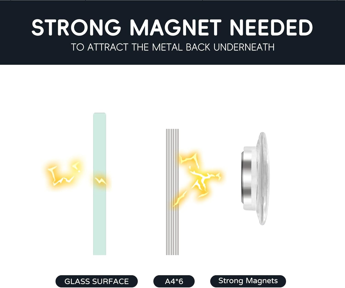 Glass Whiteboard 48 * 72Inches