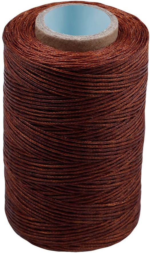 MIUSIE Colorful 284Yards Leather Sewing Waxed Thread-Practical Long Stitching Thread for Leather Craft DIY/Bookbinding/ Shoe Repairing/Leather Projects