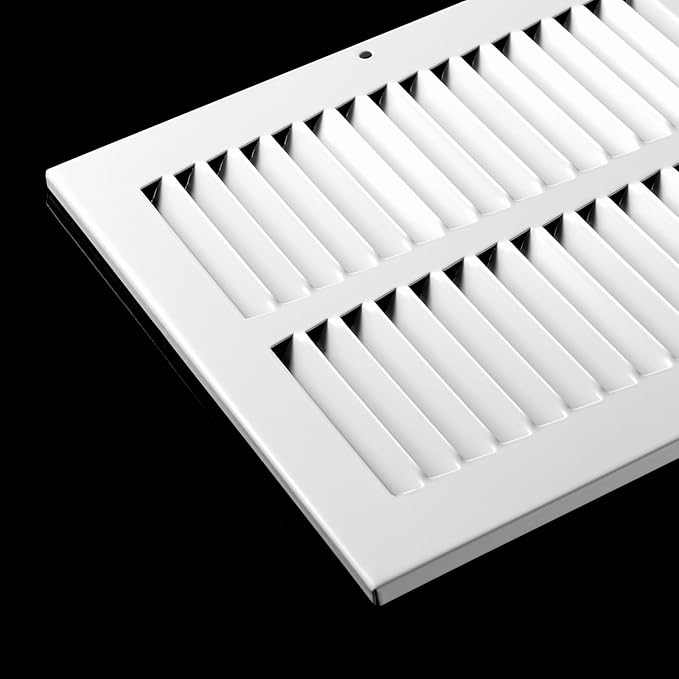 10x10 Vent Cover(Duct Opening Size),Air Return Vent Cover,Flat Vent Cover,Rejillas De Aire Acondicionado para Casa,Return Air Grilles,Outer Dimensions:11.75"W X 11.75"H(10"W x 10"H, Duct Opening)