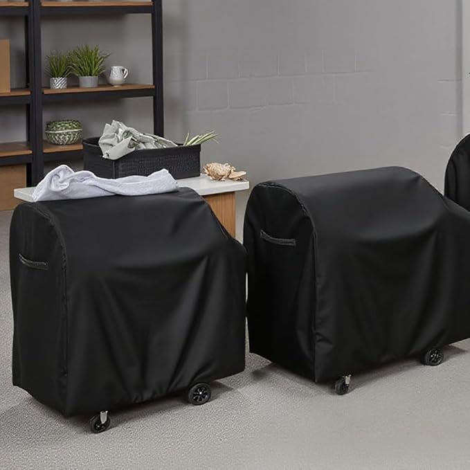 Charcoal Grills Cover for Brisk It Zelos-450 Wood Pellet Grill, Waterproof Outdoor Grill Cover BBQ Grill Cover Barbeque Grill Cover (Cover Only) - 50" L×34" W×37" H, Black