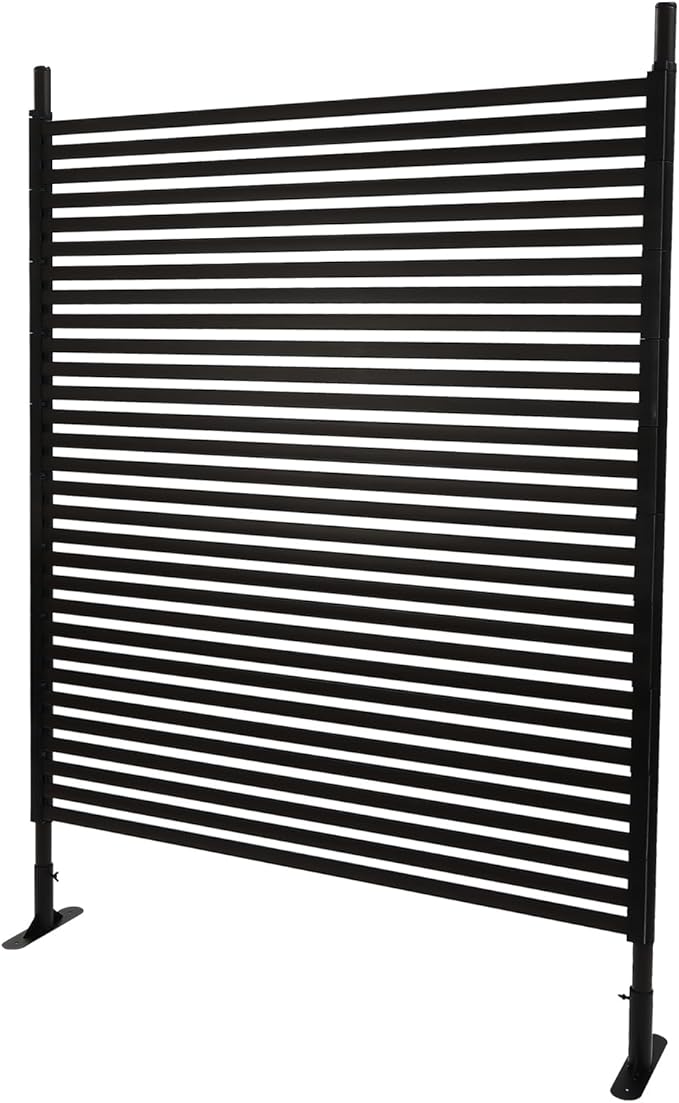 Outdoor Privacy Fence Screen, Privacy Fence Screen for Outside Decorative Privacy Screen Fence Panels, 3.94 ft W x 5.91 ft H Tall Divider for Outdoor Garden Backyard Patio Decorative, Brown, 1PC