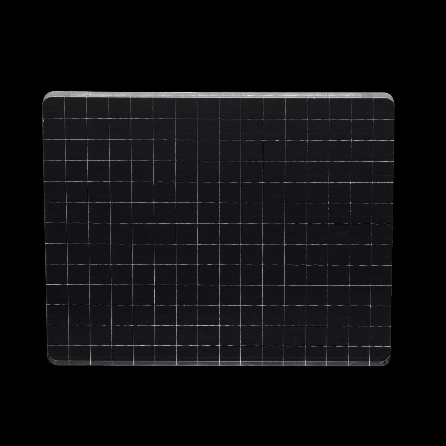 Clear Acrylic Stamp Blocks, 5.12" * 6.3" Acrylic Stamping Block Tool Clear Stamp with Grid Lines for Photography Props Scrapbooking Crafts Card Making