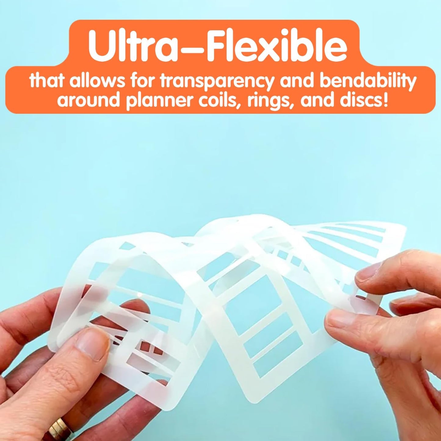 Handmade Flexible Record Template, 3pcs Planner Stencils templates, Reusable Templates Planner Stencils for Journaling Checklists Boxes Lines & Daily