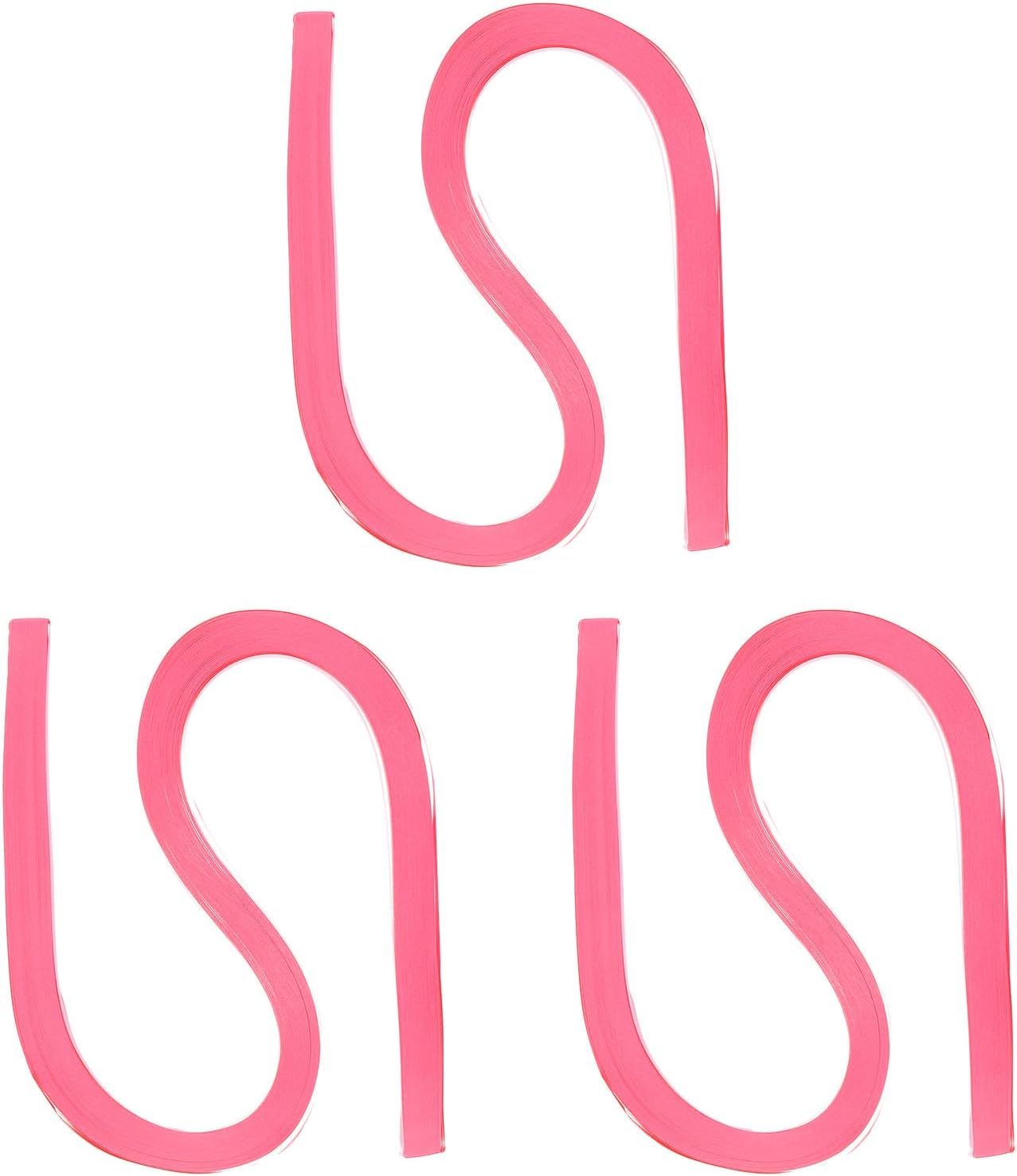 PATIKIL 360pcs Quilling Paper Strips Paper Flowers Quilling Kits 3/8"(10mm) Origami Paper for Adults Beginner Art Craft, 21"(54cm) Fluorescent Rose Pink