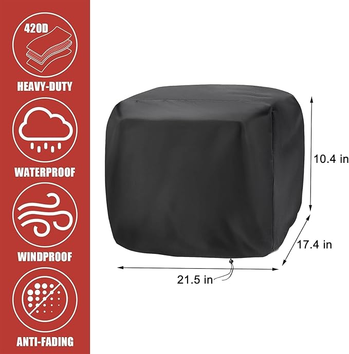 Pizza Oven Cover compatible with Ooni Volt 2 Electric Indoor Pizza Oven,Waterproof Versatile Countertop Electric Toaster Oven Covers(Cover Only) - 21.5"D x 17.4"W x 10.4"H