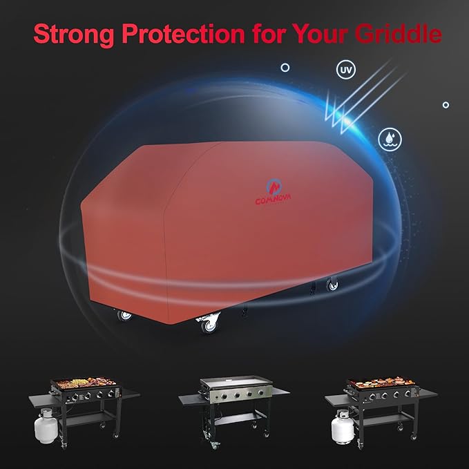 Comnova Griddle Cover for Blackstone Griddle Without Hood 36 Inch - 600D Flat Top Grill Cover for Blackstone 36" Griddle Heavy Duty Waterproof, 36" Griddle Cover for Black Stone 1554, 1825 and More
