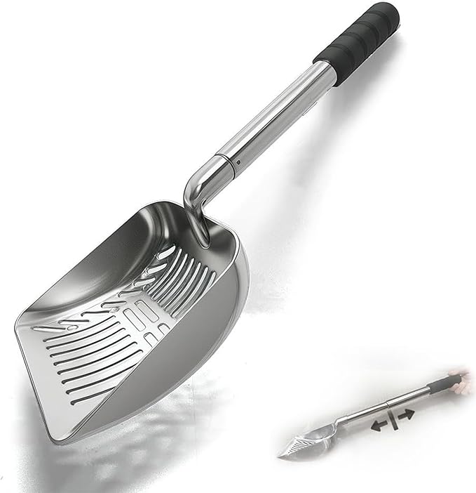 Hollow-Out Ash Sifter - Heat-Resistant Metal Coal Scoop, Adjustable Fire Pit Scoop, Fireplace Ash Sifter Oven Shovel | Fireplace Tools for Woodstove to Separate Coals Outdoor Wood Stove BBQ Campfire