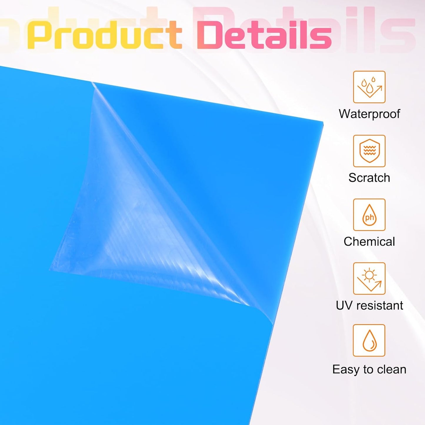 uxcell 3Pcs Acrylic Sheets 12x8 Inch Acrylic Panel 1/8 Inch-3mm Plastic Board for Picture Frames Sign Holders DIY Display Projects Craft, Blue